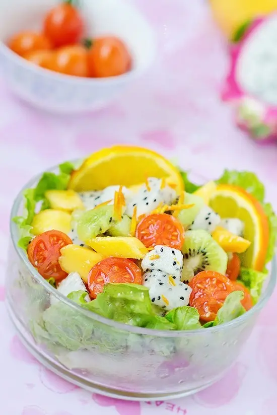 salad hoa quả