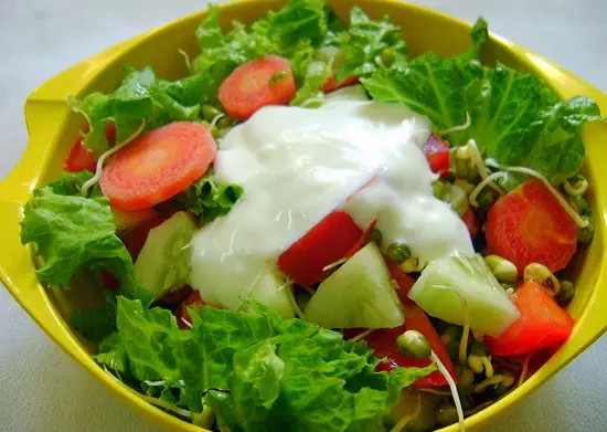 salad rau củ