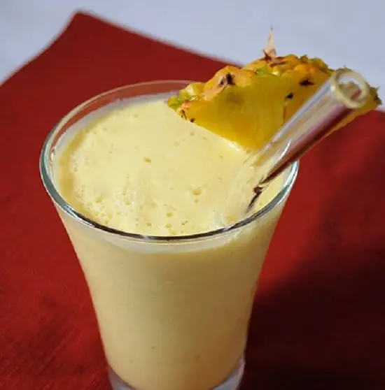 sinh tố bơ dứa thanh mát