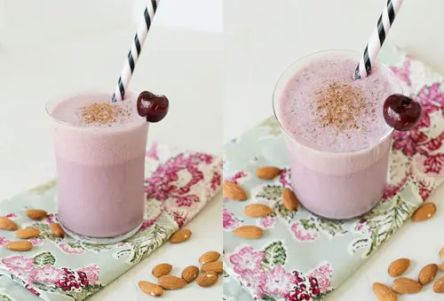 Cách làm Smoothie cherry hạnh nhân ngon tuyệt cho mùa hè