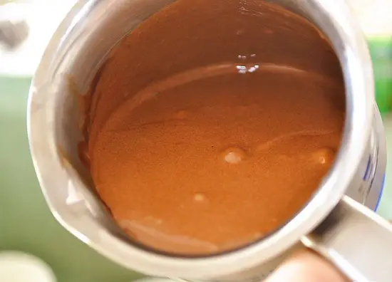 đun chảy socola