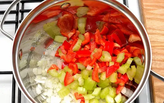 thêm các loại rau củ