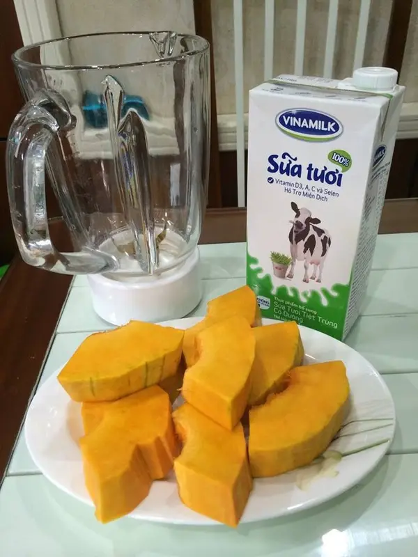Cách làm sữa bí ngô thơm ngon giúp tăng cân