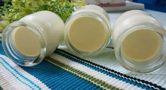 hoàn thành sữa chua phô mai