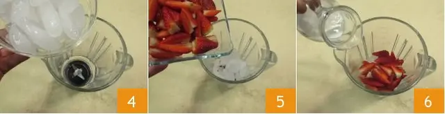 Cách làm sữa lắc dâu tây tại nhà 3