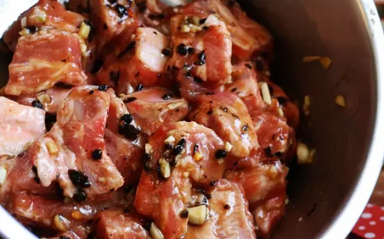 sườn sốt đậu đen sơ chế 1