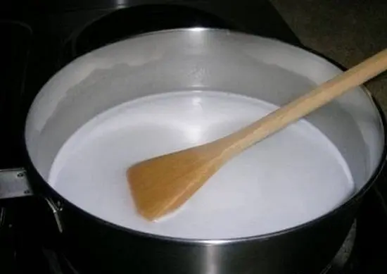nấu hỗn hợp cho đến khi sôi