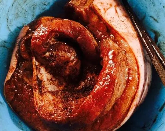 thịt ba chỉ áp chảo cách làm 1