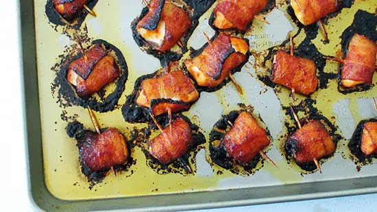 cách làm thịt ba rọi cuộn gà nướng 5