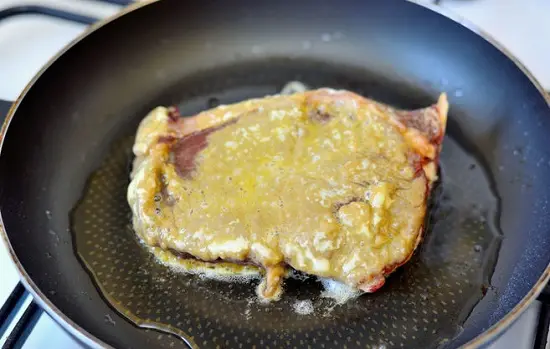 chiên thịt bò