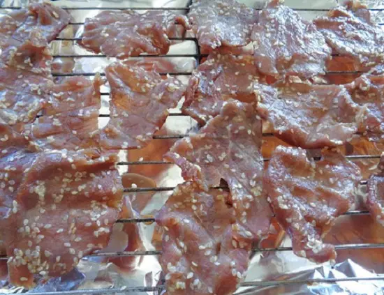 phơi thịt bò - cách làm bò khô