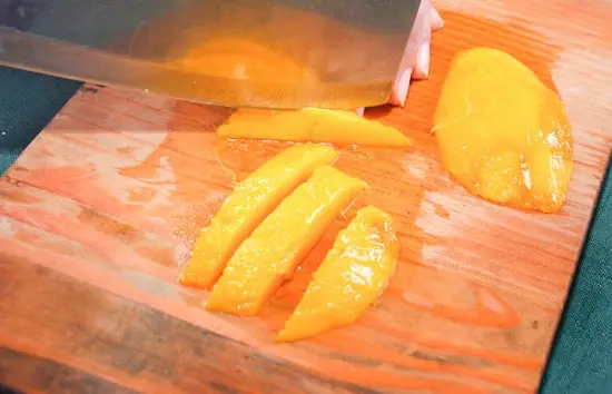 xoài thái miếng dày