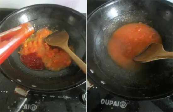 làm nước sốt cà