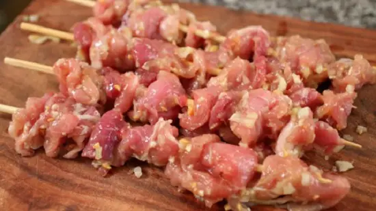 Xiên thịt nướng - cách làm thịt nướng