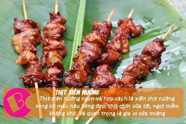 Cách làm thịt xiên nướng ngon khiến cả nhà mê