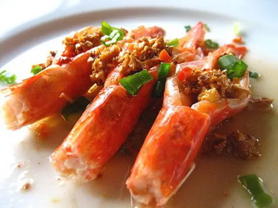 TÔM HẤP TỎI