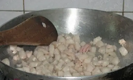 phi mỡ heo làm tôm kho quẹt