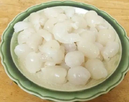 tách lấy thịt vải
