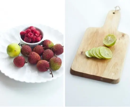nguyên liệu làm trà vải bạc hà