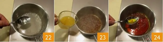 Cách làm vịt sốt cam8