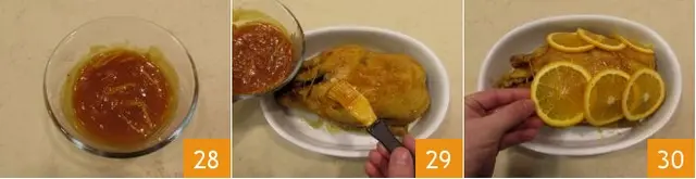 Cách làm vịt sốt cam 10