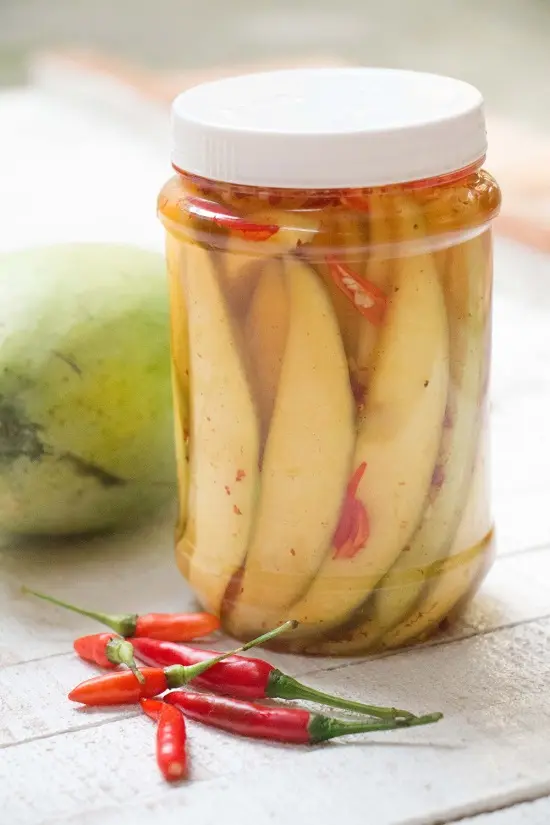 xoài ngâm mắm ớt