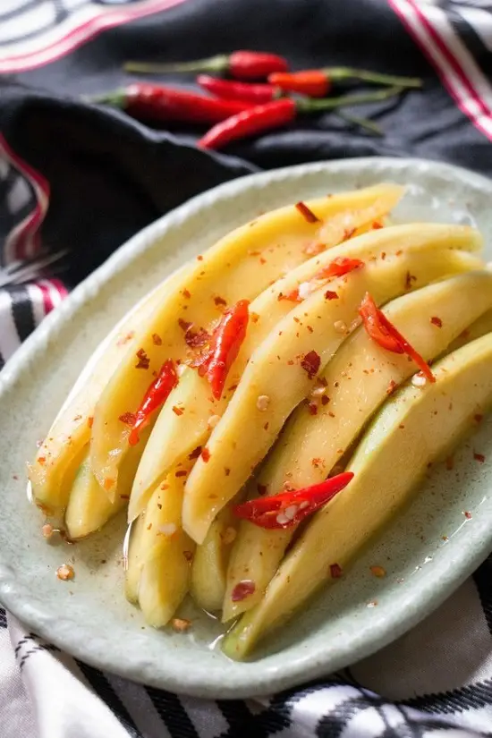 xoài ngâm mắm ớt