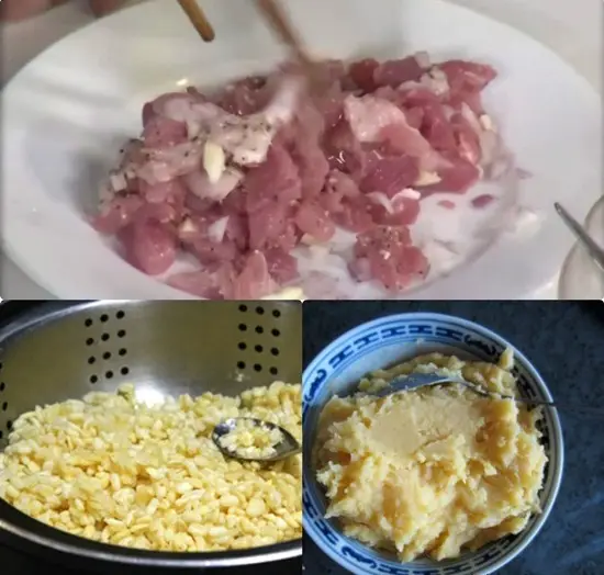 xôi khúc làm nhân