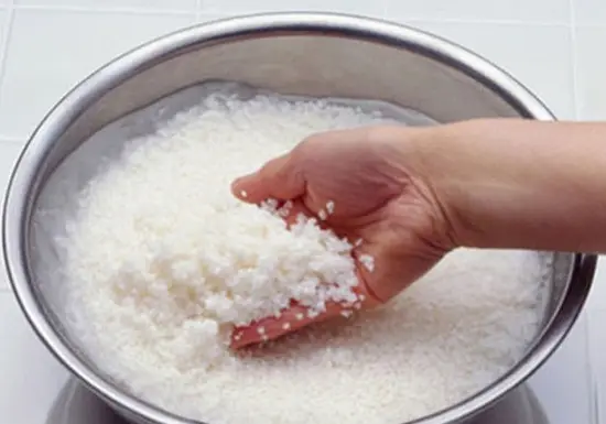 xôi vị ngâm gạo