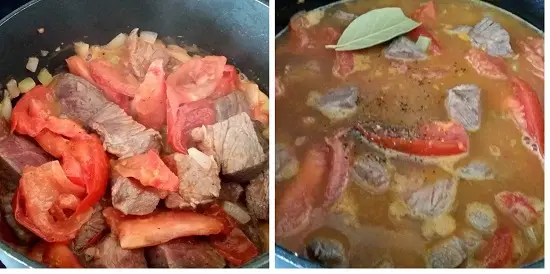 nấu bò sốt vang cách làm