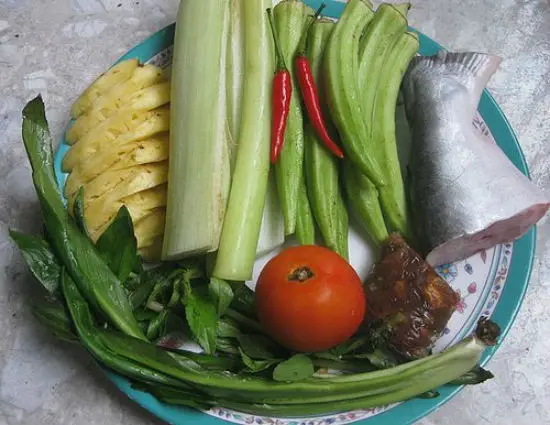 Nguyên liệu nấu canh chua cá basa