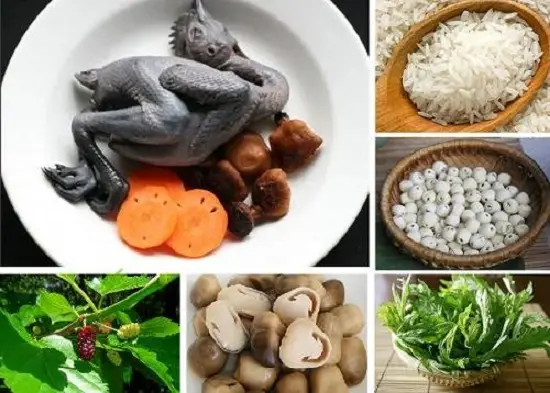 Cách nấu cháo gà ác bổ dưỡng 2