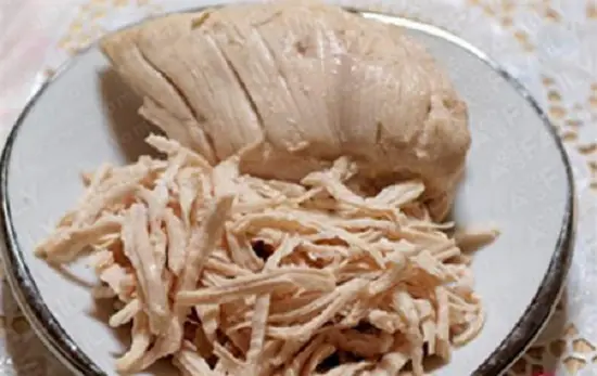 xé gà - cách nấu cháo gà