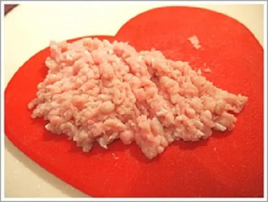 thịt lợn băm nhỏ