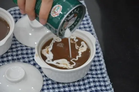 cho nước cốt dừa