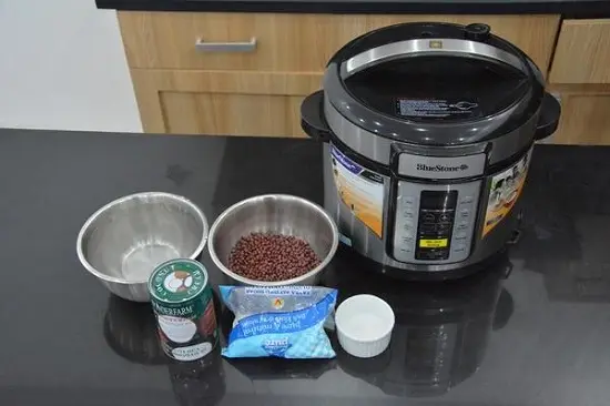 nguyên liệu món chè đậu đỏ nước cốt dừa