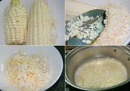 Cách nấu chè ngô nếp thơm ngon