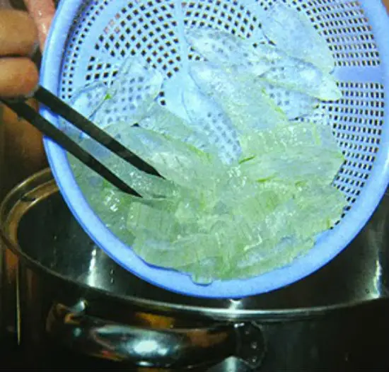 Cách nấu chè nha đam đường phèn -7
