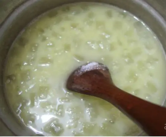 Cách nấu chè nha đam-6