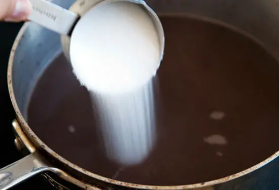 Có thể điều chỉnh độ ngọt của món chè trân châu đậu đỏ bằng cách gia giảm đường