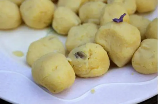 Cách nấu chè trôi nước khoai lang tím-4