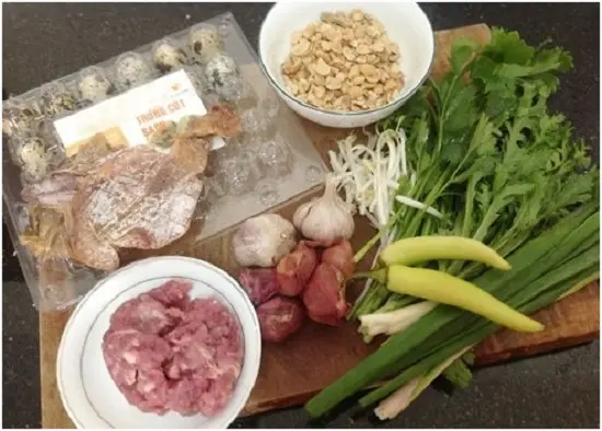 nguyên liệu làm hủ tiếu Nam Vang
