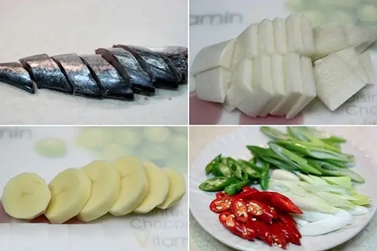 sơ chế nguyên liệu