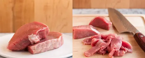 Kết quả hình ảnh cho Thịt bò thăn sau khi đông nấu phở