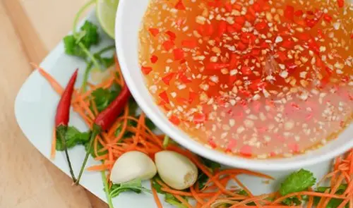 cách pha nước chấm bún chả