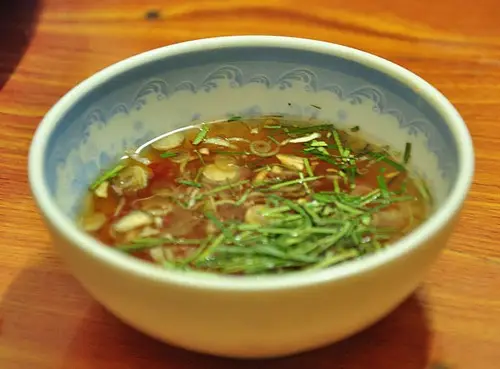 nước chấm ốc miền Bắc
