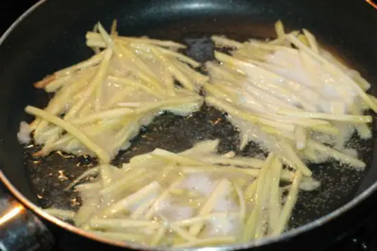 rán bánh khoai lang