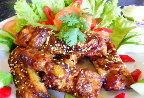 Cách ướp sườn nướng muối ớt đạt vị cay thơm