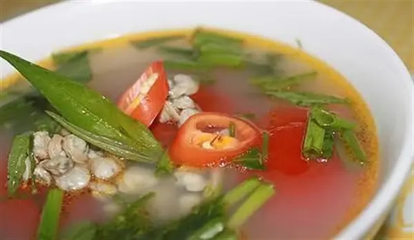 canh chua hến