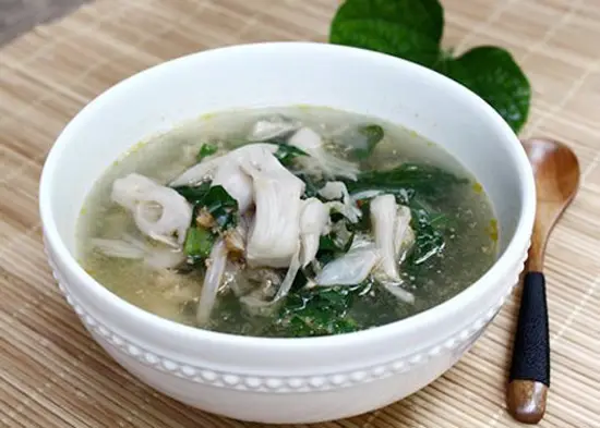 Canh mít nấu lá lốt
